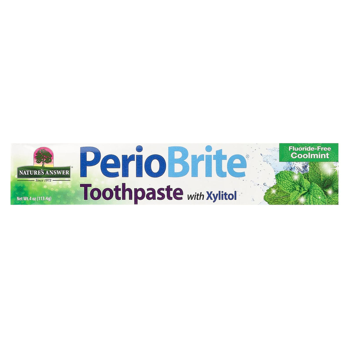 Nature's Answer PerioBrite Brightening Toothpaste with Xylitol, Cool Mint, 113 g - view 2
