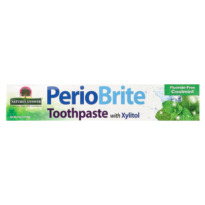 Nature's Answer PerioBrite Brightening Toothpaste with Xylitol, Cool Mint, 113 g - view 2