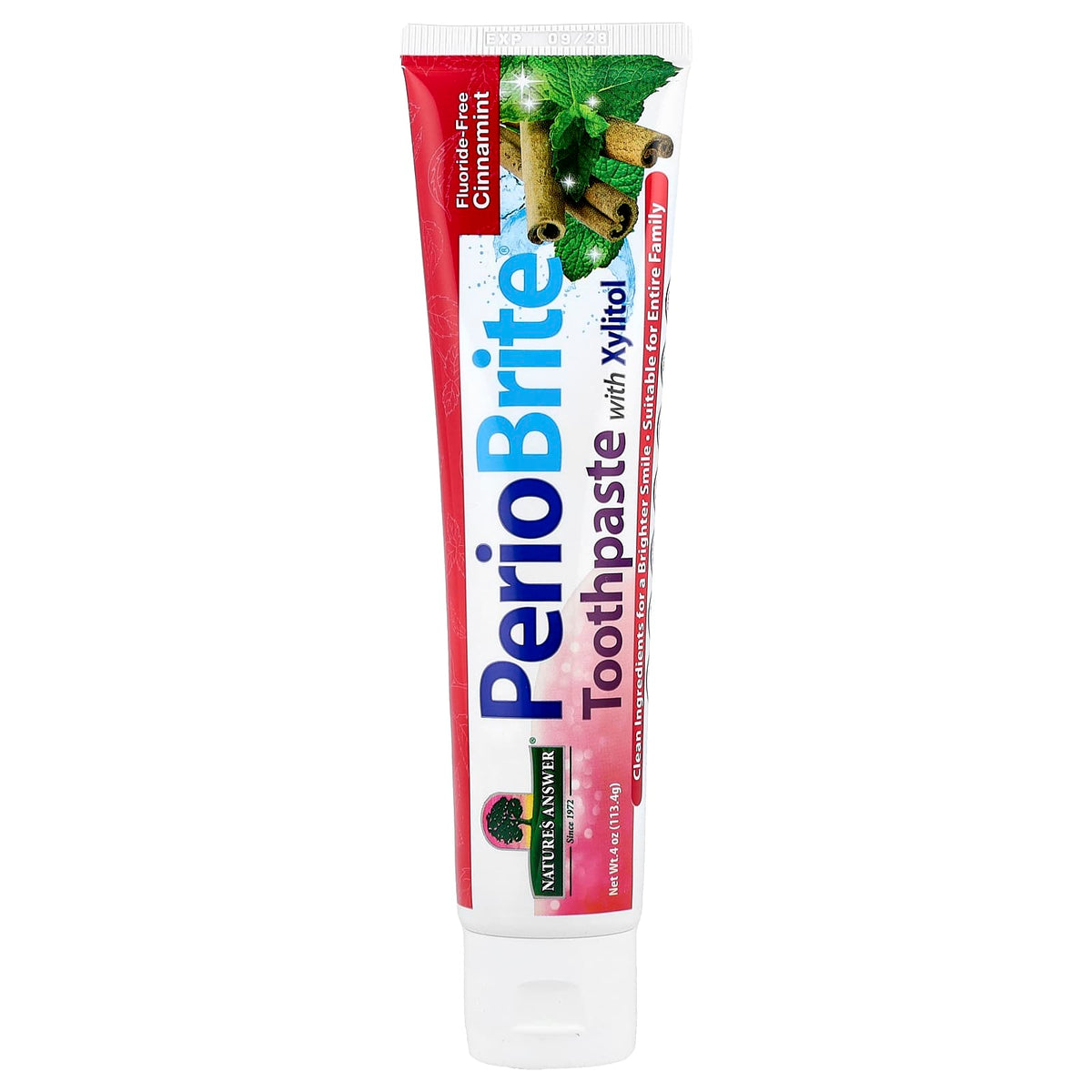 Nature's Answer PerioBrite Toothpaste with Xylitol, Cinnamint, 113.4 g