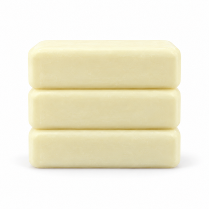 DermaHarmony Sulfur + Salicylic Acid Soap 105 g - Pack of 3 - Three bars of soap stacked on white background
