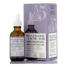 Medix 5.5 Glycolic Acid Face Peel Exfoliating Serum 10% with Lactic & Salicylic Acid