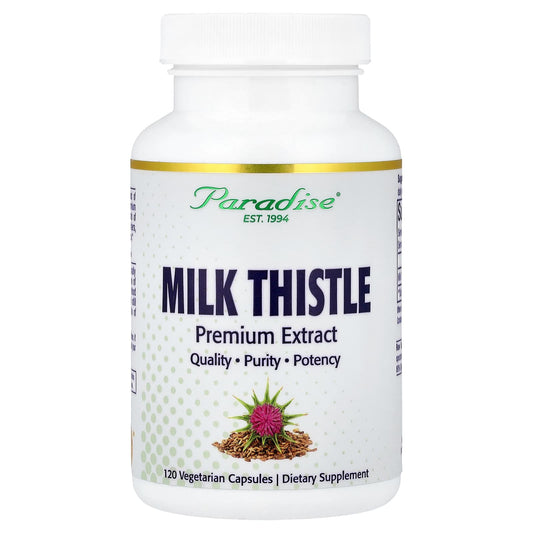 Paradise Herbs Milk Thistle, 250 mg, 120 Vegetarian Capsules
