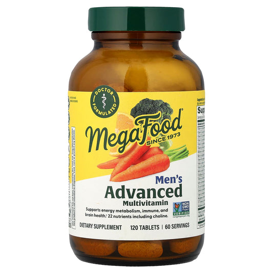 MegaFood Men's Advanced Multivitamin, 120 Tablets