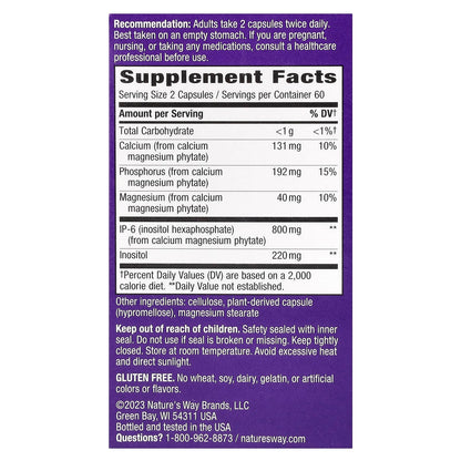 Nature's Way Cell Forte IP-6 & Inositol, 120 Vegan Capsules - view 2