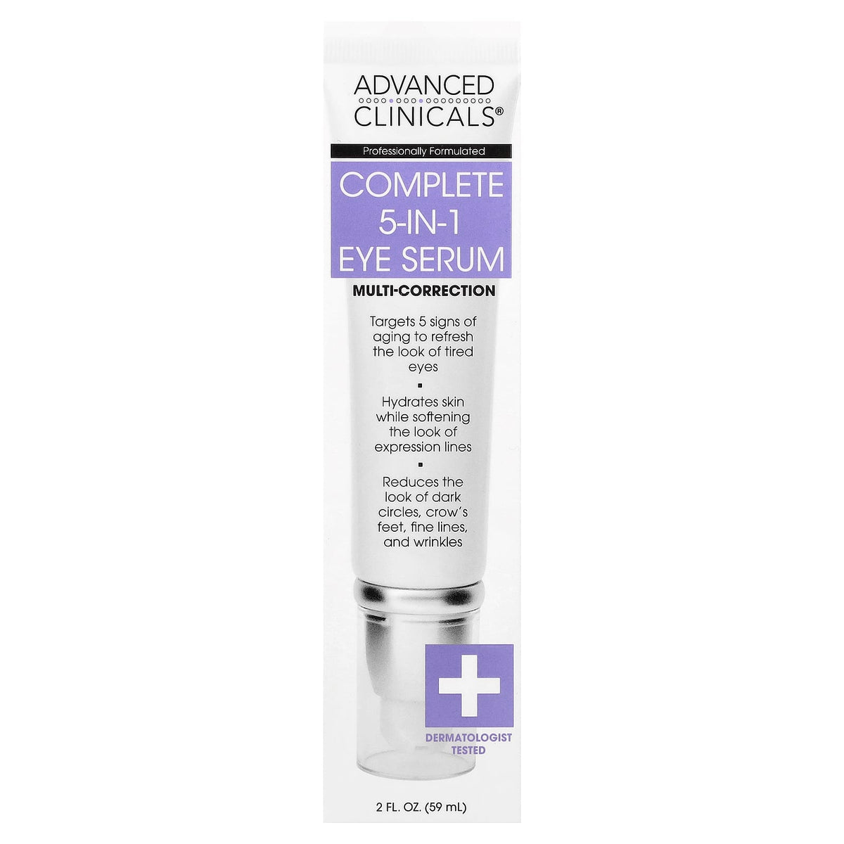 Advanced Clinicals Complete 5-in-1 Eye Serum 59 ml (2 fl oz) - view 2