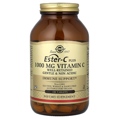 Solgar Ester-C Plus Vitamin C 1,000 mg, 180 Tablets