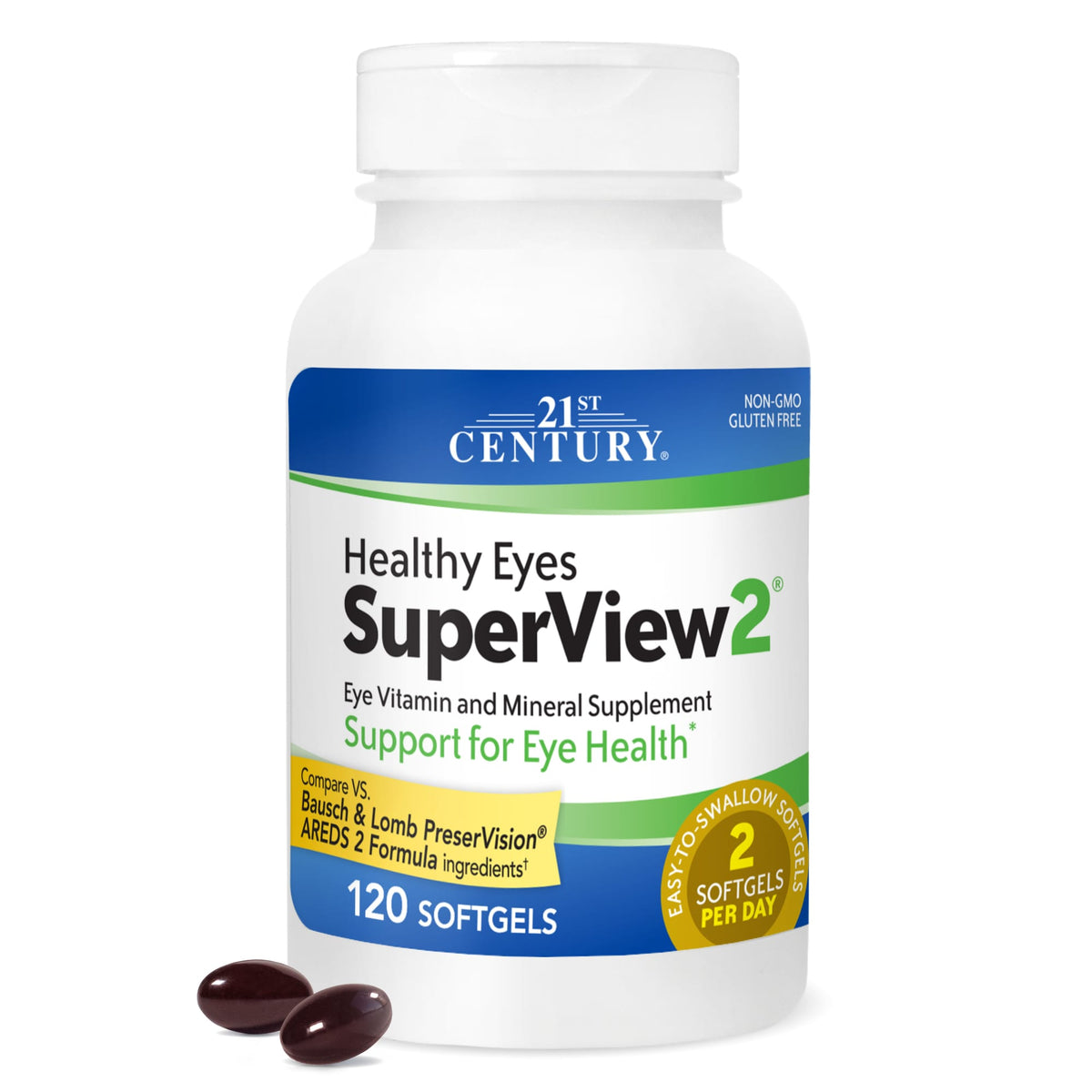 21st Century Healthy Eyes SuperView 2, 120 Softgels - view 3