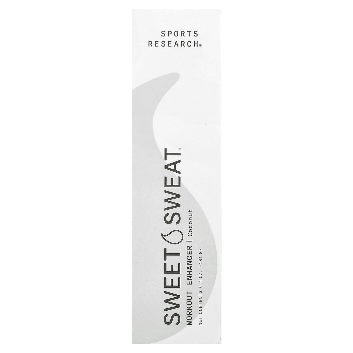 Sports Research Sweet Sweat Workout Enhancer Coconut 181 g (6.4 oz) — product view