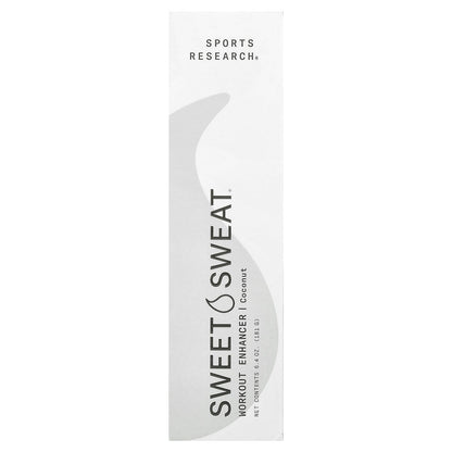 Sports Research Sweet Sweat Workout Enhancer Coconut 6.4 oz (181 g)
