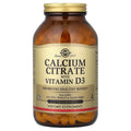 Solgar Calcium Citrate with Vitamin D3, 240 Tablets