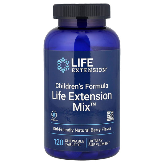 Life Extension Children's Formula Mix, Natural Berry, 120 Chewable Tablets