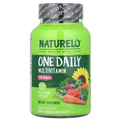 Naturelo One Daily Multivitamin for Women, 120 Vegetarian Capsules