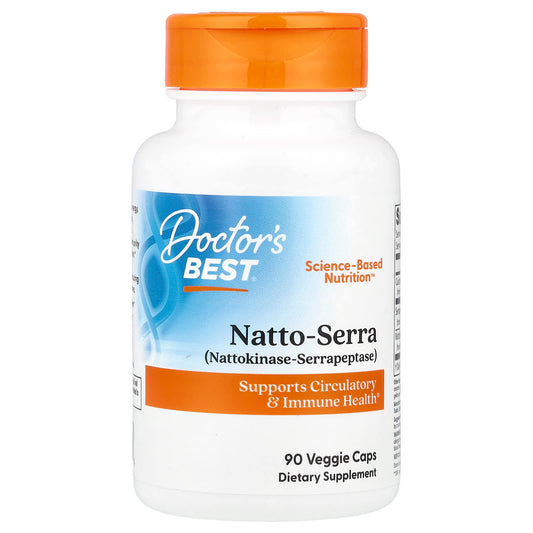 Doctor's Best Natto-Serra, 90 Veggie Capsules
