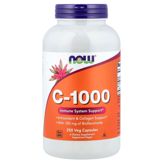 NOW Foods C-1000 with Bioflavonoids 250 Veg Capsules