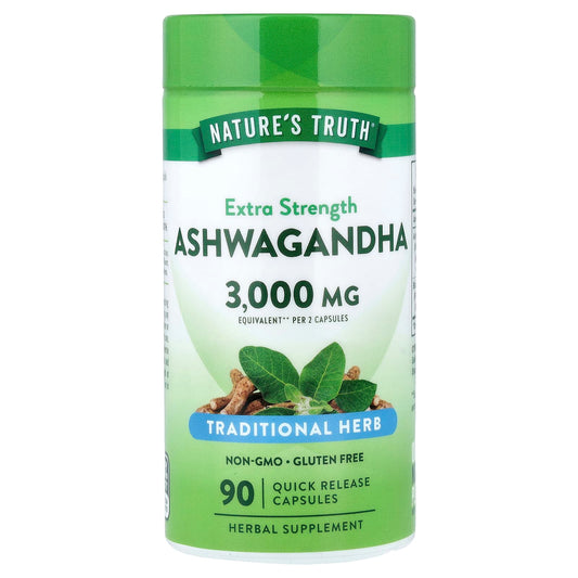 Nature's Truth Ashwagandha Extra Strength, 90 Quick Release Capsules