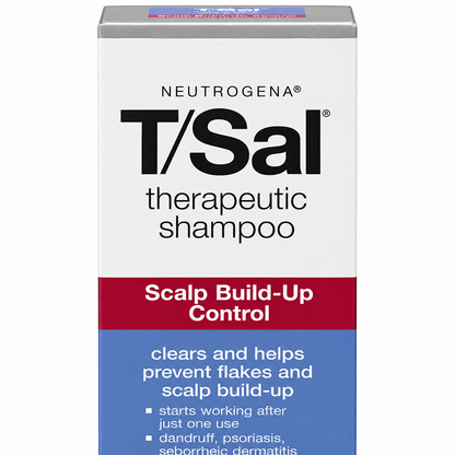 Neutrogena T/Sal Shampoo 3% Salicylic Acid 4.5 fl oz (133 ml) - Pack of 2