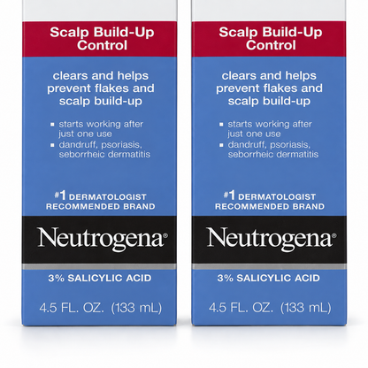 Neutrogena T/Sal Shampoo 3% Salicylic Acid 4.5 fl oz (133 ml) - Pack of 2