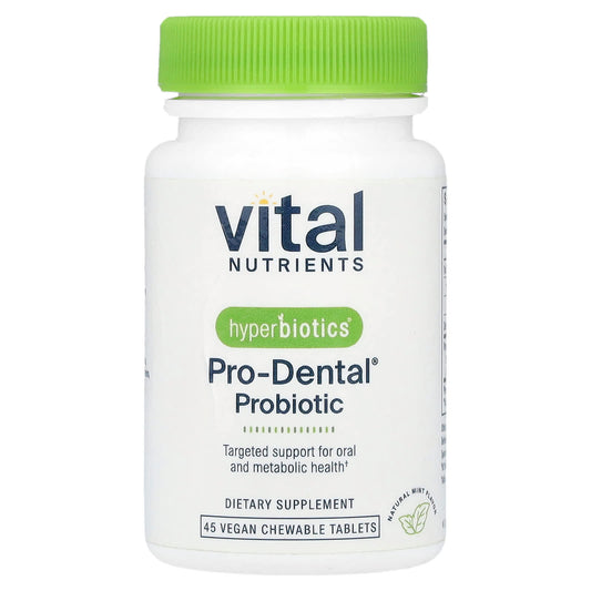 Vital Nutrients Hyperbiotics Pro-Dental Probiotic, Natural Mint, 45 Chewables