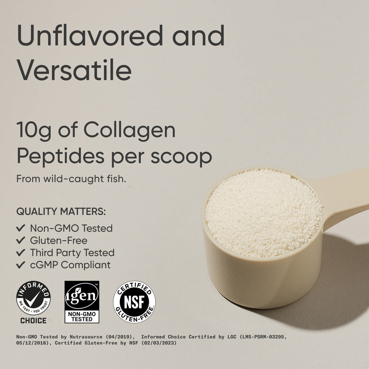 Sports Research Marine Collagen, Unflavoured, 340 g (12 oz) - view 3