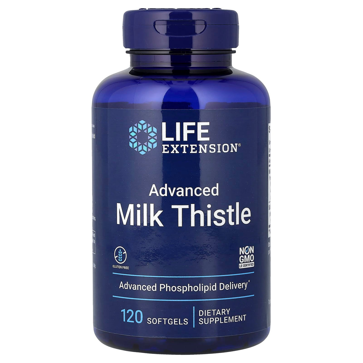 Life Extension Advanced Milk Thistle, 120 Softgels — product view