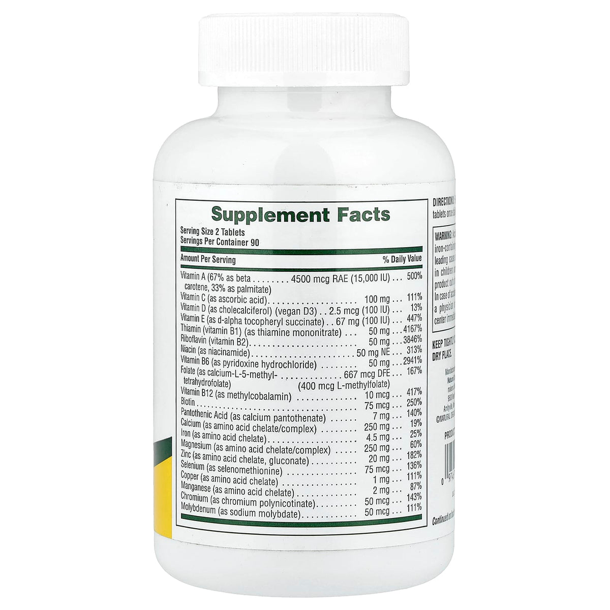NaturesPlus Power Teen, 180 Tablets — alternate product view