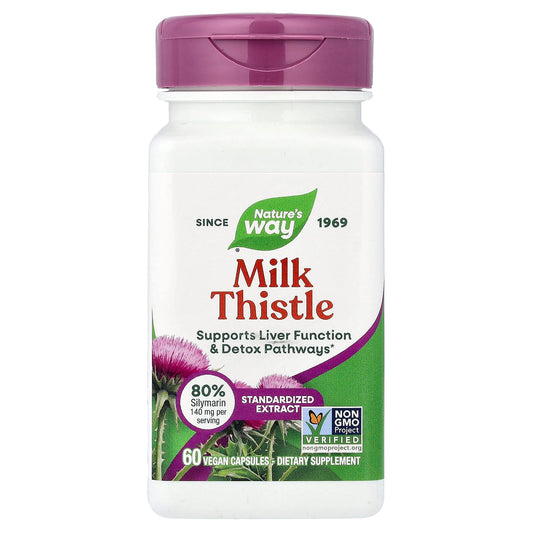 Nature's Way Milk Thistle 60 Vegan Capsules
