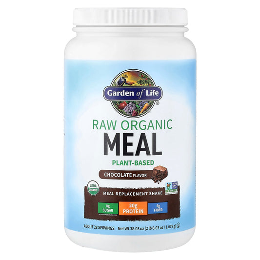 Garden of Life RAW Organic Meal Replacement Shake, Chocolate, 1,078 g (38.03 oz)