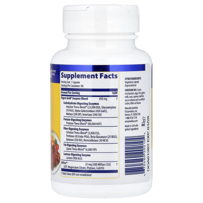 Enzymedica Digest Gold with ATPro, 90 Capsules - view 2