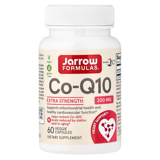 Jarrow Formulas Co-Q10, 200 mg, 60 Veggie Capsules