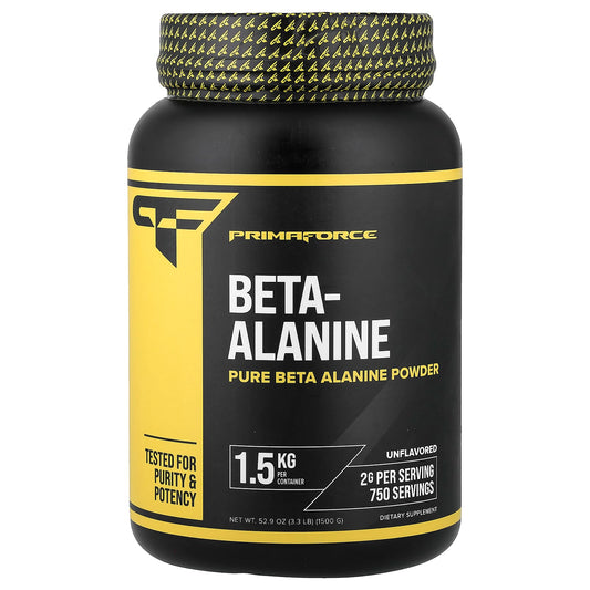 Primaforce Beta-Alanine Powder, Unflavoured, 1.5 kg (52.9 oz)