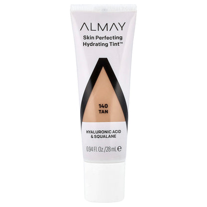 Almay Skin Perfecting Hydrating Tint, 140 Tan, 0.94 fl oz (28 ml)