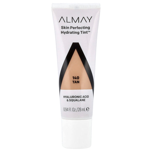 Almay Skin Perfecting Hydrating Tint, 140 Tan, 0.94 fl oz (28 ml)