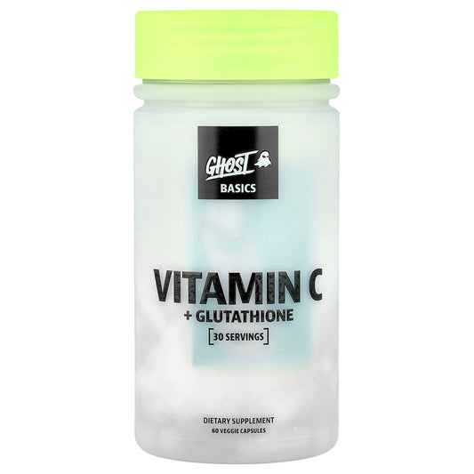 Ghost Basics Vitamin C + Glutathione 60 Veg Capsules