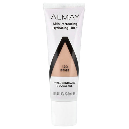 Almay Skin Perfecting Hydrating Tint, 120 Beige, 0.94 fl oz (28 ml)