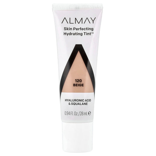 Almay Skin Perfecting Hydrating Tint, 120 Beige, 0.94 fl oz (28 ml)