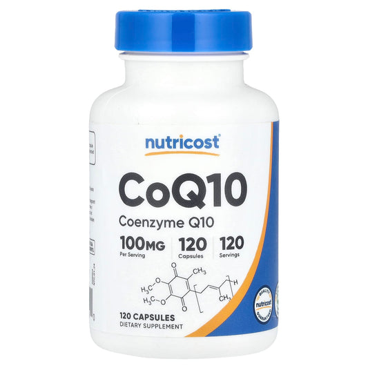 Nutricost CoQ10, 100 mg, 120 Capsules
