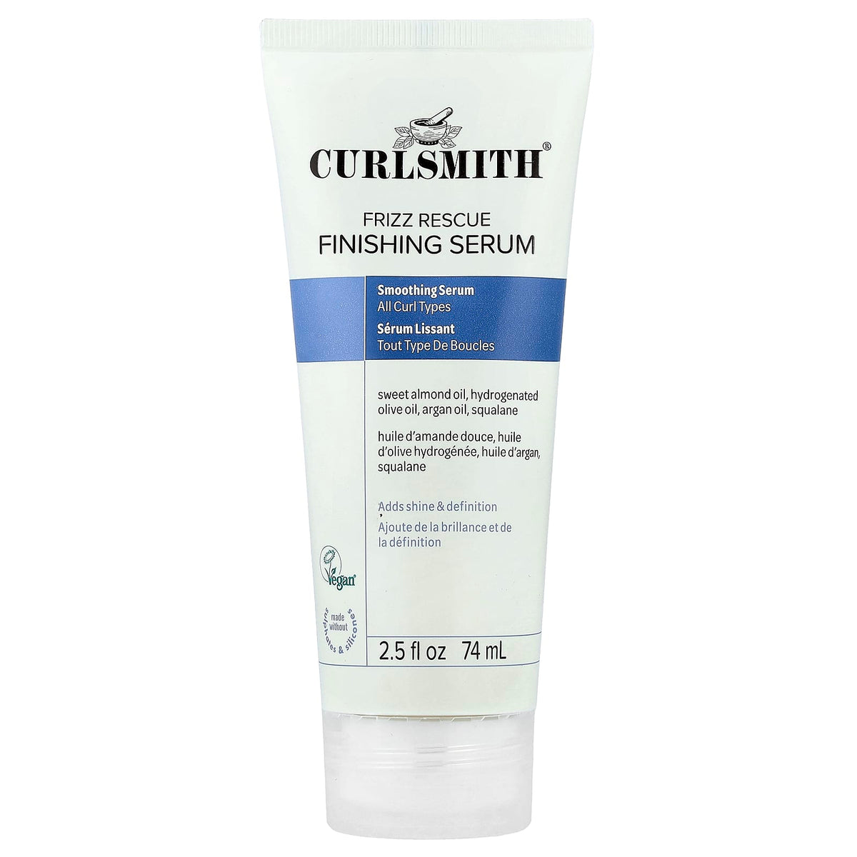 Curlsmith Frizz Rescue Finishing Serum, 74 ml (2.5 fl oz)