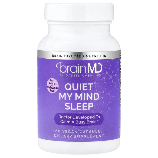 BrainMD Quiet My Mind Sleep, 60 Vegan Capsules