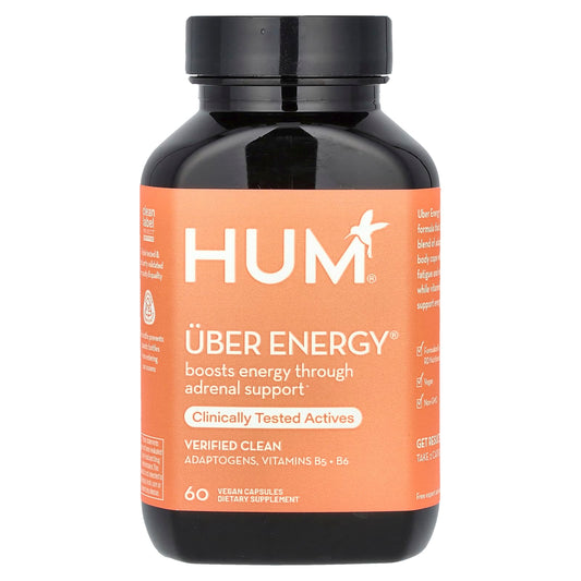 HUM Nutrition Uber Energy, 60 Vegan Capsules