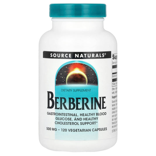 Source Naturals Berberine 500 mg, 120 Vegetarian Capsules