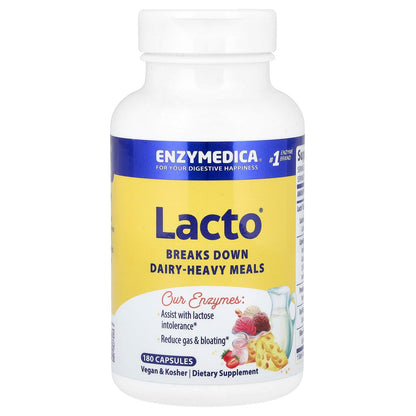 Enzymedica Lacto, 180 Capsules