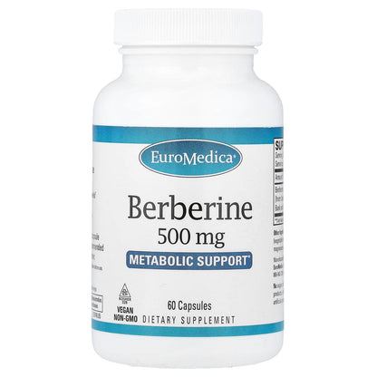 EuroMedica Berberine, 500 mg, 60 Capsules