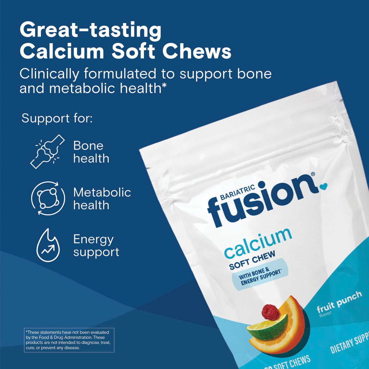 Bariatric Fusion Calcium Soft Chew Fruit Punch 60 Soft Chews - view 5
