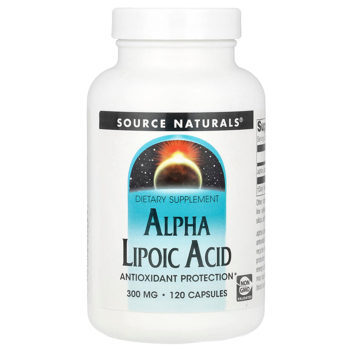 Source Naturals Alpha Lipoic Acid 300 mg, 120 Capsules — product view