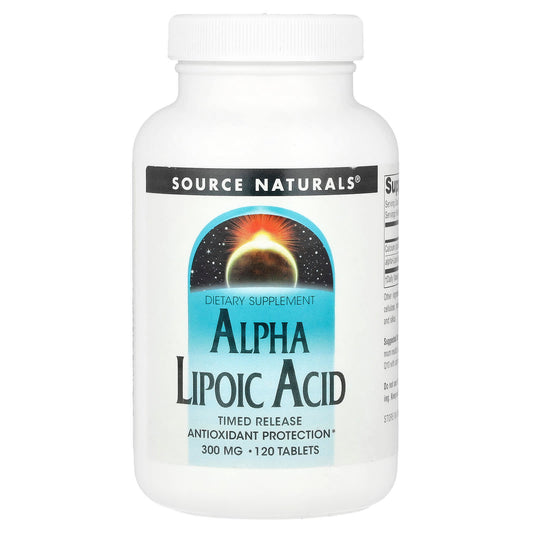 Source Naturals Alpha Lipoic Acid, Timed Release, 120 Tablets