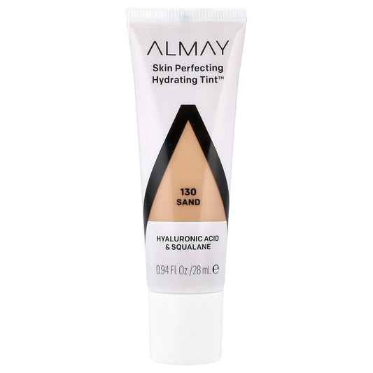 Almay Skin Perfecting Hydrating Tint, 130 Sand, 0.94 fl oz (28 ml)