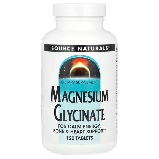 Source Naturals Magnesium Glycinate, 120 Tablets