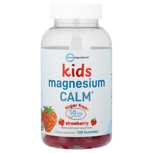 Micro Ingredients Kids Magnesium Gummies Strawberry 120 Gummies