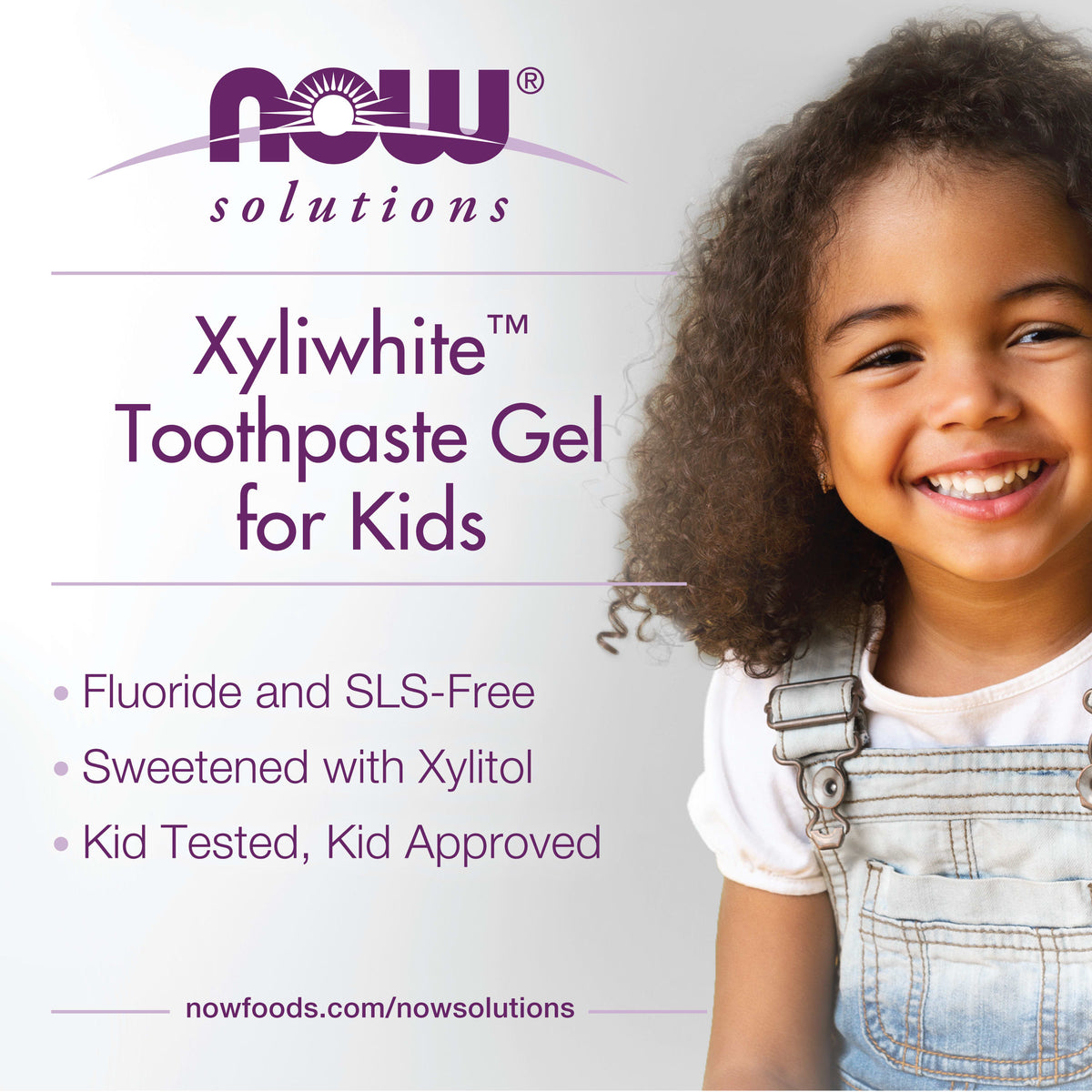 NOW Foods XyliWhite Kid's Toothpaste Gel, Bubblegum Splash, 85 g - view 4