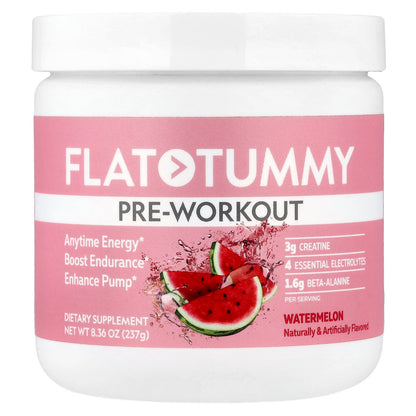 Flat Tummy Pre-Workout Powder Watermelon 237 g